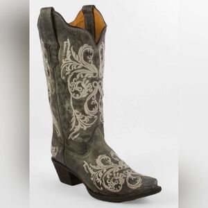 Corral Black Dahlia Boots - Womens 6.5 Concert Festival Western